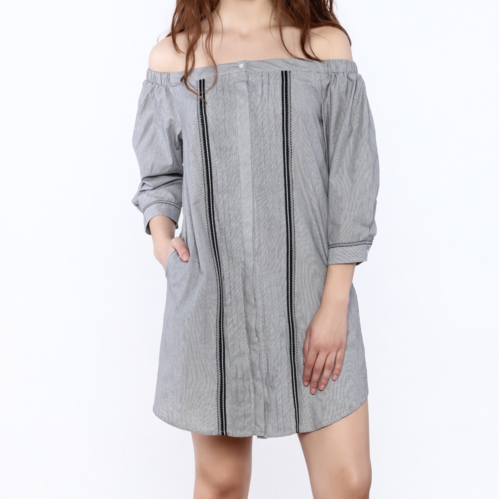 Greylin Leslie Off-shoulder Dress